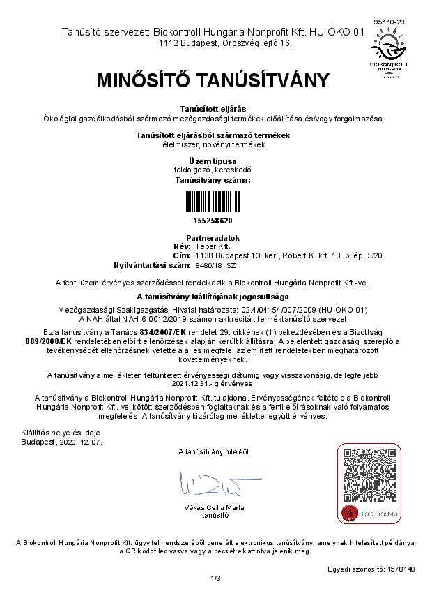 Certificato Biokontroll